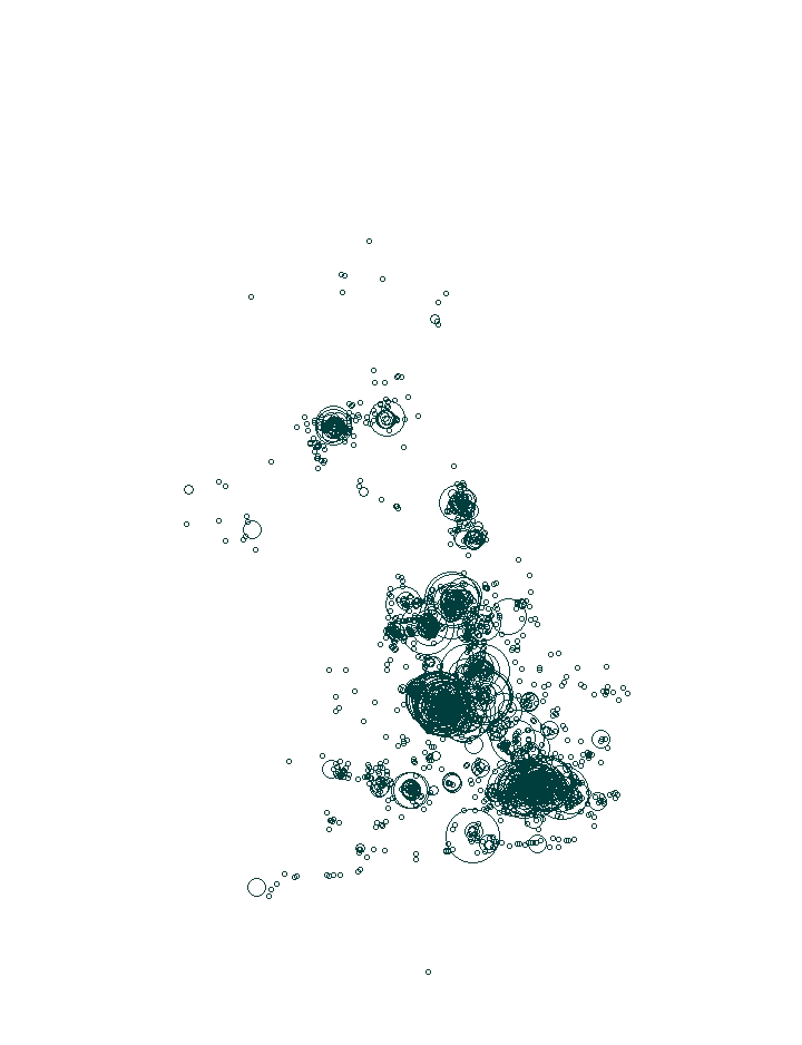 Map Of The Distribution Of The Surname Singh In United Kingdom And In